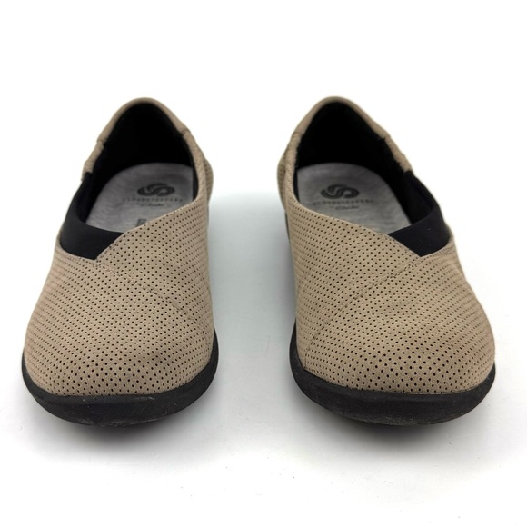 Women Clark’s Cloudstepper Sillian Jetay Flat Loafer Slip on Sand 5 - Picture 4 of 8
